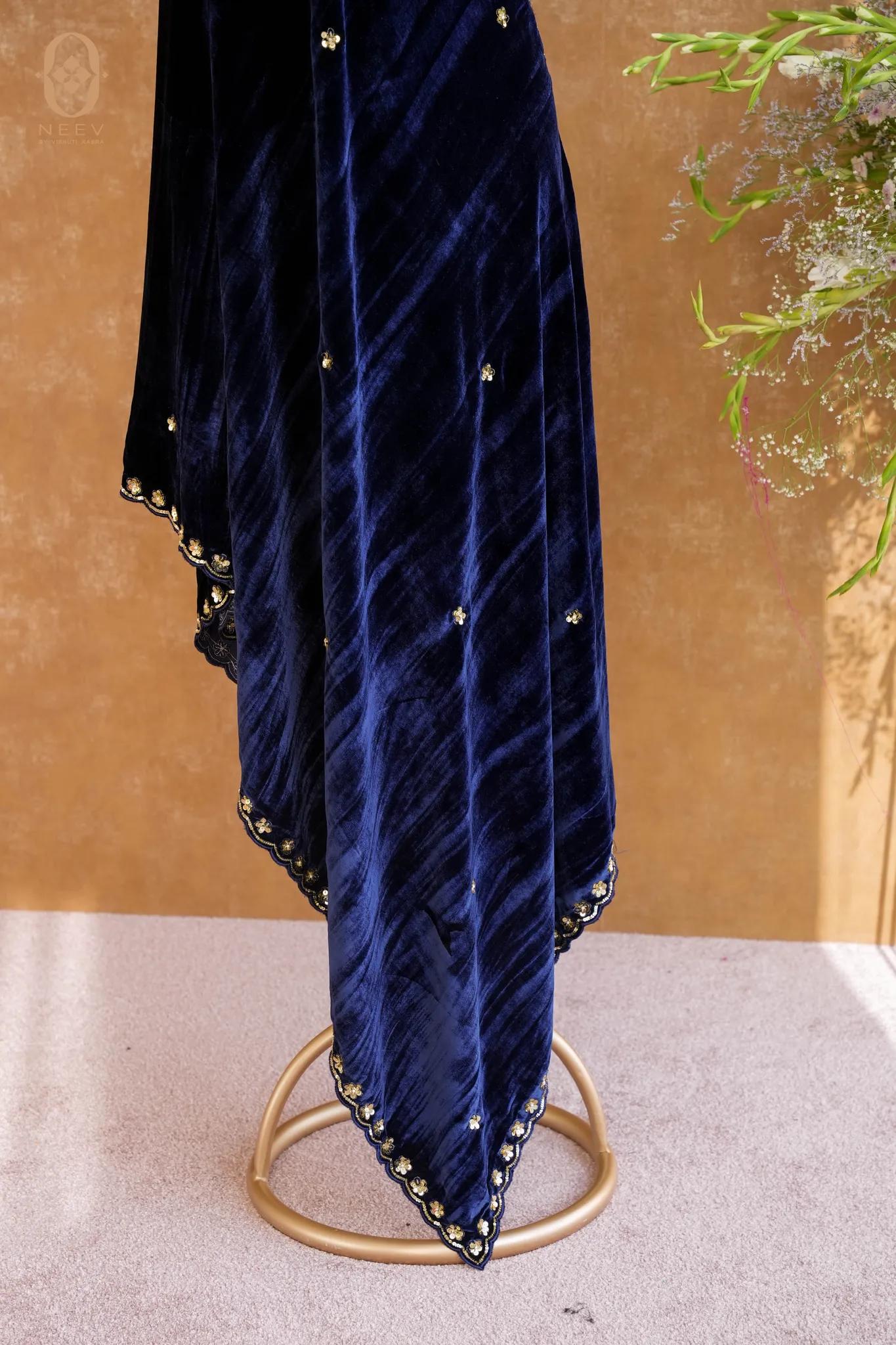 Velvet Handwork Dupatta