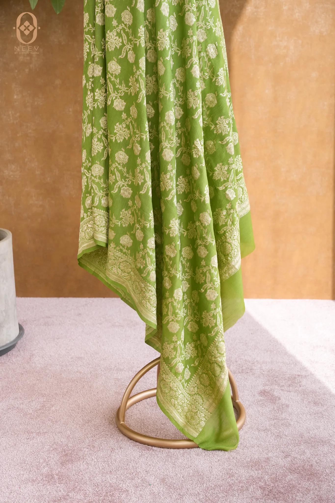 Munga Silk Jaal Dupatta