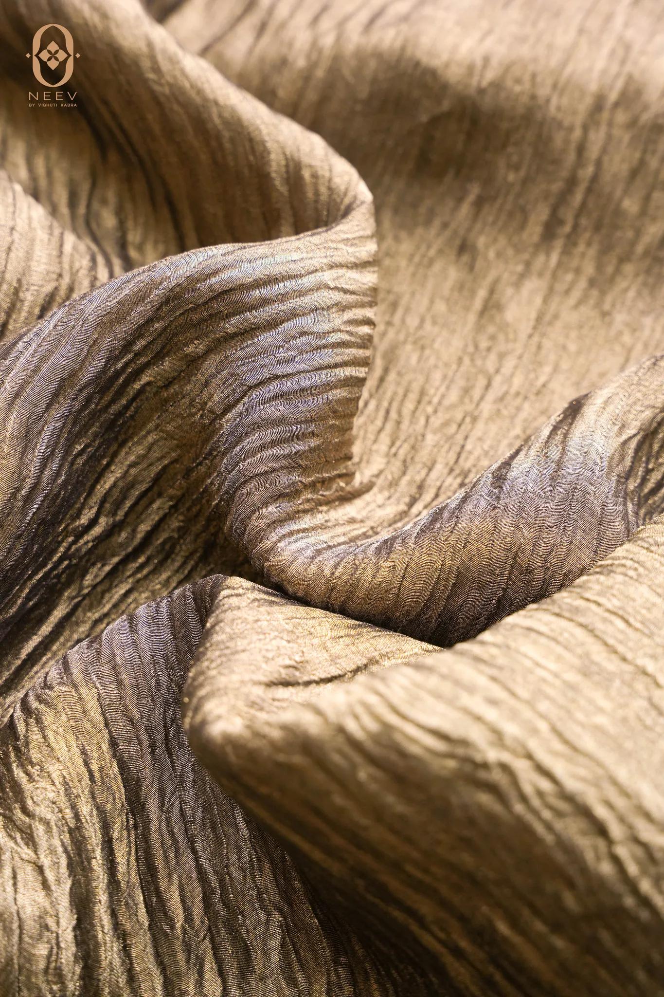 Neev Bestseller- Crushed Tissue Silk Fabric