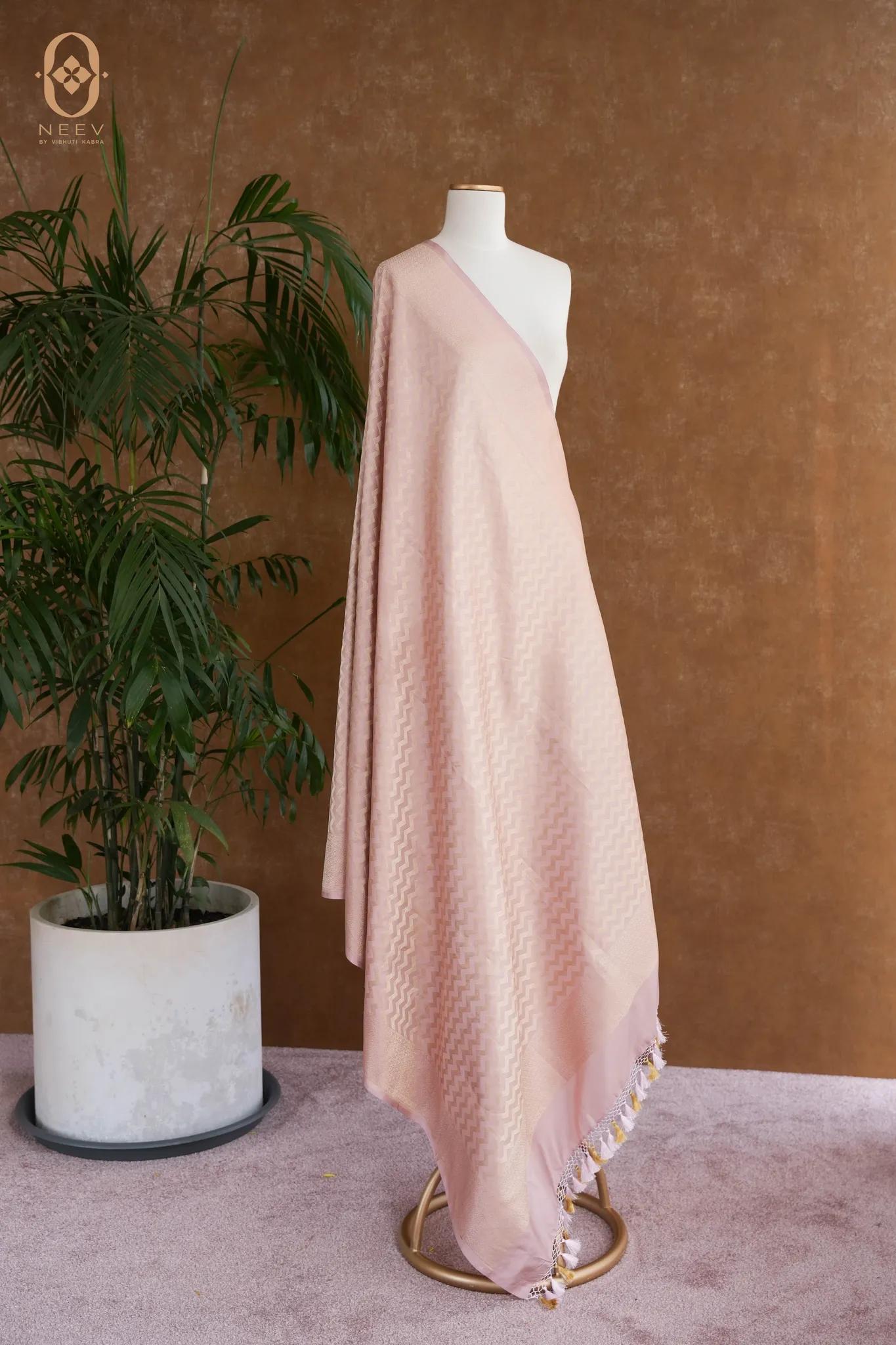 Katan Silk Zig Zag Dupatta