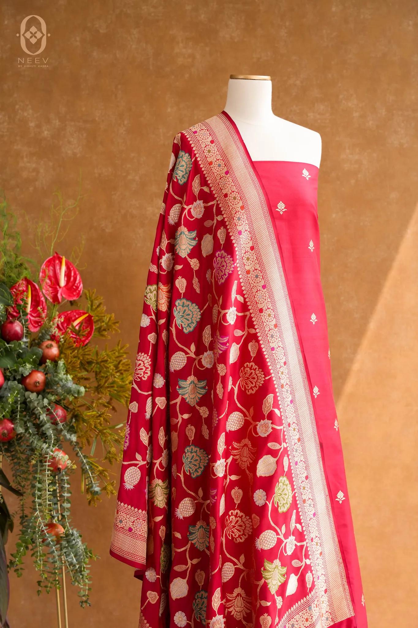The Sacred Garden Katan Silk Suit Set