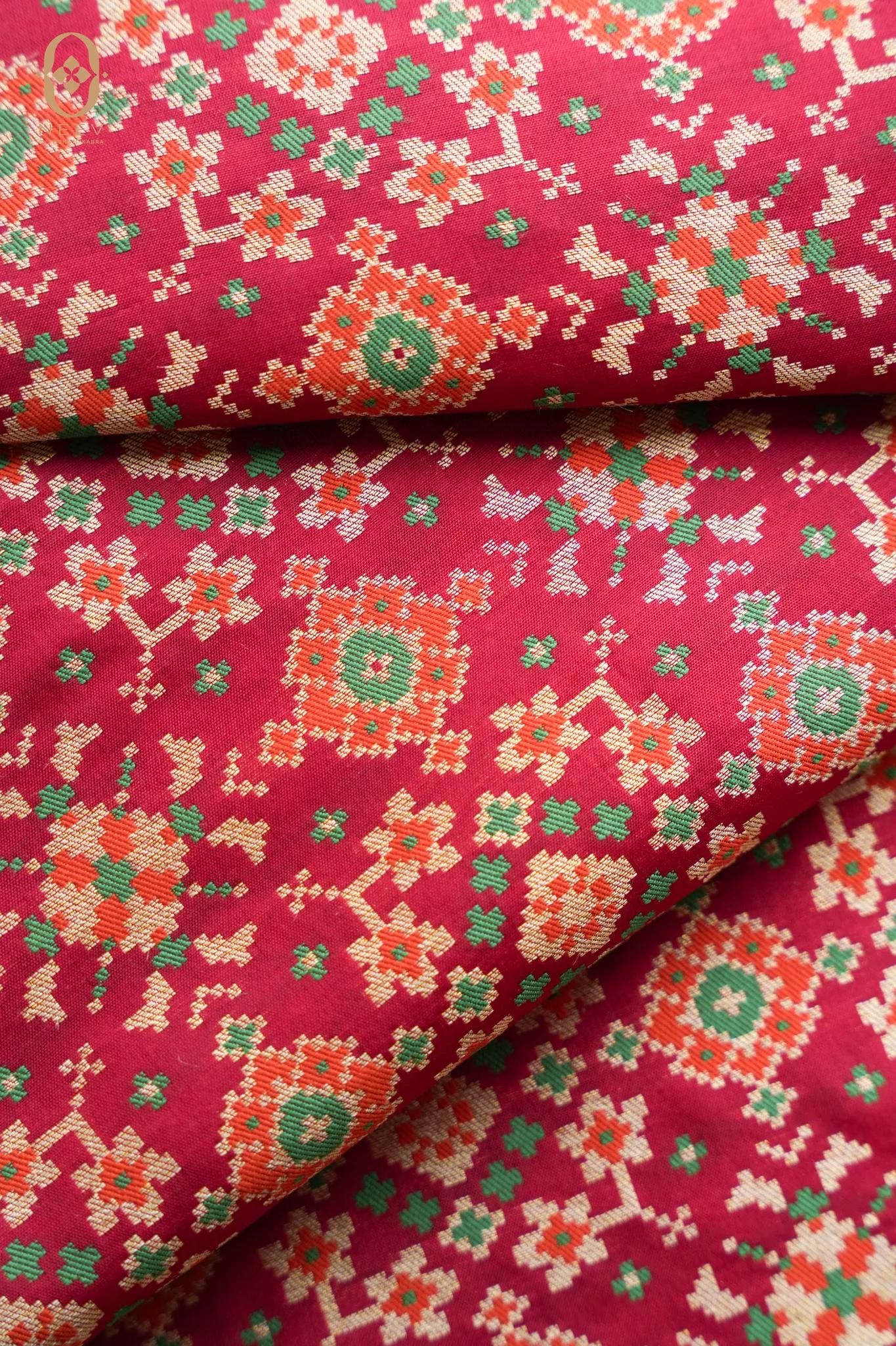 Patola Katan Silk Fabric