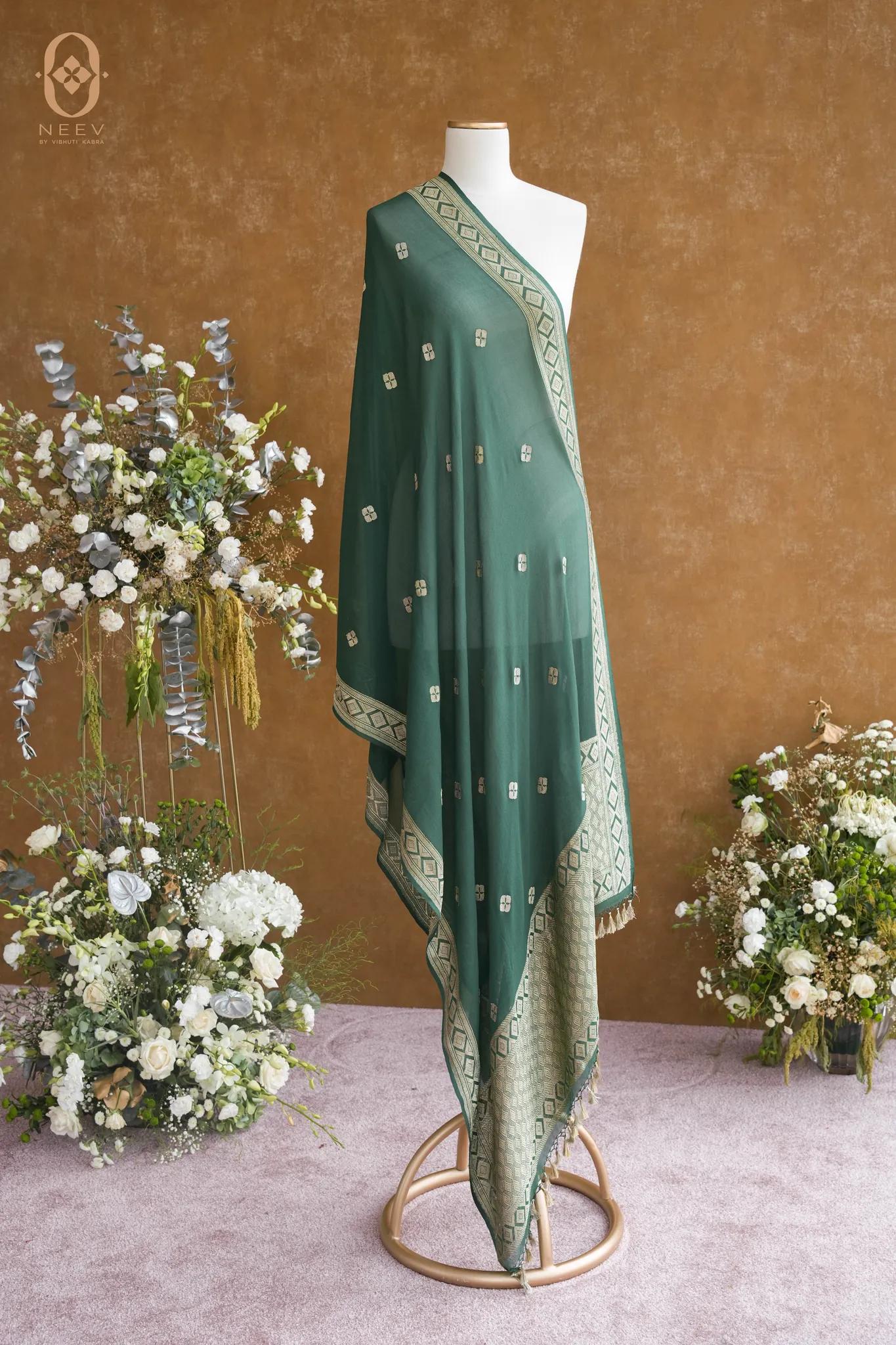 Georgette Neev Boota Dupatta